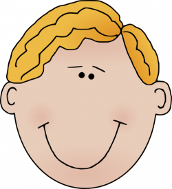Blonde Boy Smiling Clip Art at Clker.com - vector clip art online ...