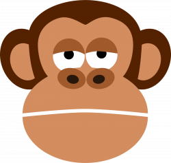 Clipart - Flat Monkey