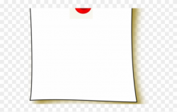 Note Clipart Blank - Paper - Png Download (#3634483 ...