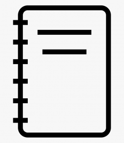 Notebook Clipart Svg - Note Book Symbol Png #286044 - Free ...