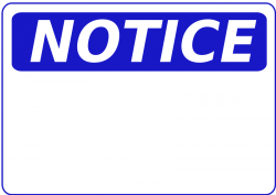 Notice Clip Art | Clipart Panda - Free Clipart Images