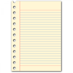 Note Pad Page clipart, cliparts of Note Pad Page free ...