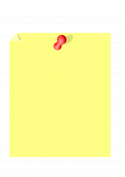 Clipart - Post it note