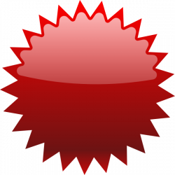 Large Red Star Price Tag Clip Art at Clker.com - vector clip art ...