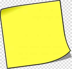 Yellow empty paper, Post-it note Sticky Notes Paper , Sticky ...