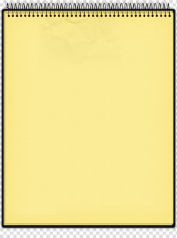 Yellow notepad illustration, Notepad Notebook , notebook ...