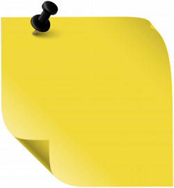 Sticky Note Yellow PNG Clipart - Best WEB Clipart
