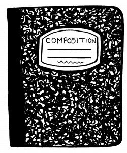 28+ Collection of Composition Notebook Clipart | High quality, free ...