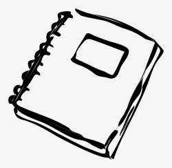 Spiral Notebook - Homework Clip Art Black And White - Free ...