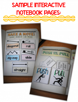 The Classroom Game Nook: Interactive Notebook {Force and Motion!}