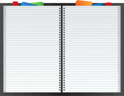 Notebook Paper clipart - Notebook, Diary, transparent clip art