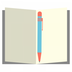 Notebook And Pen Clipart - Clip Art Library