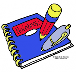 school supplies – notebook | Clipart Panda - Free Clipart Images