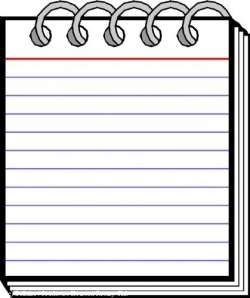 Notepad Clipart Black And White | Https://momogicars inside Notepad ...