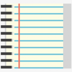 Blue Clipart Notepad - Animated Notebook Page #1341905 ...