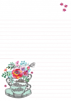 Flowers Mixed Design Notepad - Padtastic