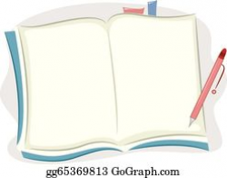 Writing Journal Clip Art - Royalty Free - GoGraph
