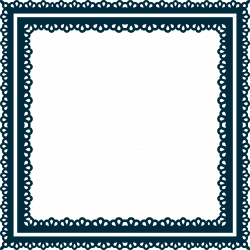 Clipart - Scallop Frame Extrapolated 9 Variation 2