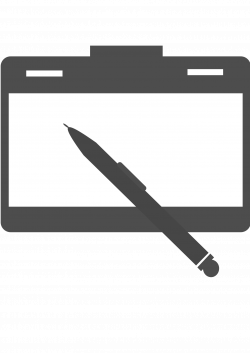 Clipart - Notepad and pen