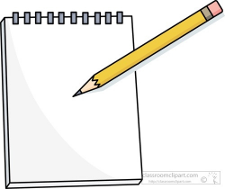 Pencil Clipart Notepad – Pencil And In Color Pencil Clipart ...