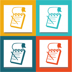 Clipart - Notepad Icons