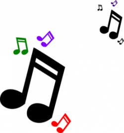 Colored Music Notes Clip Art at Clker.com - vector clip art online ...