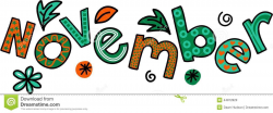 November Clipart | November Calendar | Clip art ...