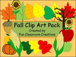 Fall Clip Art Pack | Clipart for Teachers | Fall clip art ...