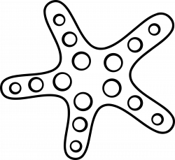 Black & White Starfish Icons PNG - Free PNG and Icons Downloads
