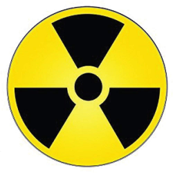 Ride in Style Nuclear Radiation Warning Sign Sticker Decal 4