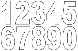 Free bubble letters and numbers