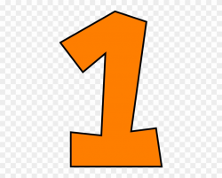 Graphic Of The Numeral One - Number 1 Clipart - Free ...