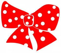 Red Bow With White Polka Dots Clip Art at Clker.com - vector clip ...