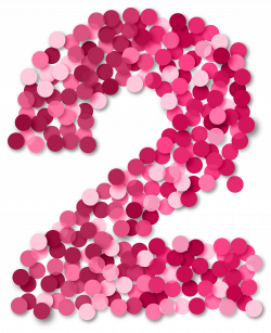 Two 2 Number Pink PNG Clip Art | Gallery Yopriceville ...