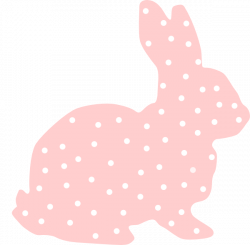 Bunny Polka Dot Silhouette Clip Art at Clker.com - vector clip art ...