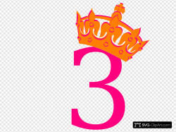 Pink Tilted Tiara And Number 2 Clip art, Icon and SVG - SVG ...