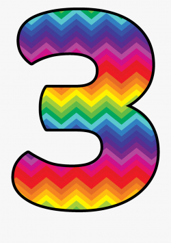 Number 3 Rainbow Clipart - Rainbow Number 3 Png ...