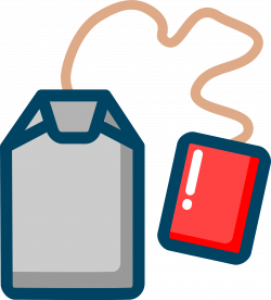 Clipart - tea bag in cactus cowboy bold stroke icon style