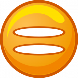 Equals Sign Orange Round Icon Clip Art at Clker.com - vector clip ...