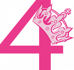 4th Birthday Pink Tiara Clip Art at Clker.com - vector clip art ...