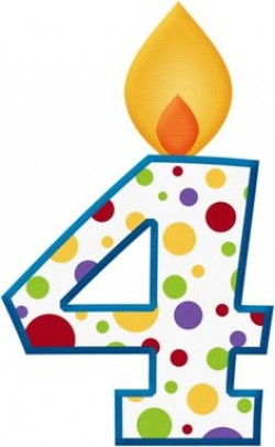 Number 4 Birthday Clipart - Clip Art Library
