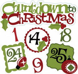 Christmas Countdown Clipart