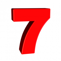 Number 7 PNG images free download, 7 PNG
