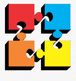 Puzzle Pieces Clipart - 4 Pieces Of Puzzle #38459 - Free ...