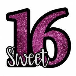 Sweet 16 PNG HD Transparent Sweet 16 HD.PNG Images. | PlusPNG
