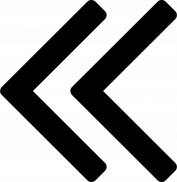Double Left Chevron Svg Png Icon Free Download (#69583 ...