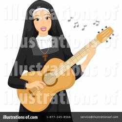 Nun Clipart #1467151 - Illustration by BNP Design Studio
