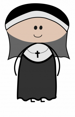 Clipart Transparent Library Cute Nun Clipart Cliparts - Nun ...