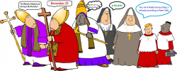 Catholic Bishops, Nuns and Altar Boys Clipart - Mission Helpers