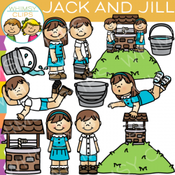 Jack and Jill Nursery Rhyme Clip Art , Images & Illustrations ...